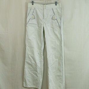 Marc Jacobs Women’s White Pants Size 8 – wide Leg Utility Pocket